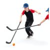 Poen Orange PVC Street Hockey Balls Kids Sports Equipment-1