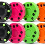 Green Biscuit Roller Hockey Puck Best on Sport Courts-0
