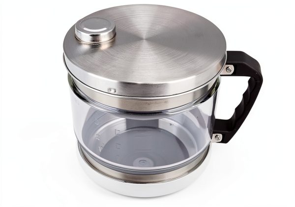 Glass Carafe 4L Fabater Distillation Flask with Stainless Steel Lid-8