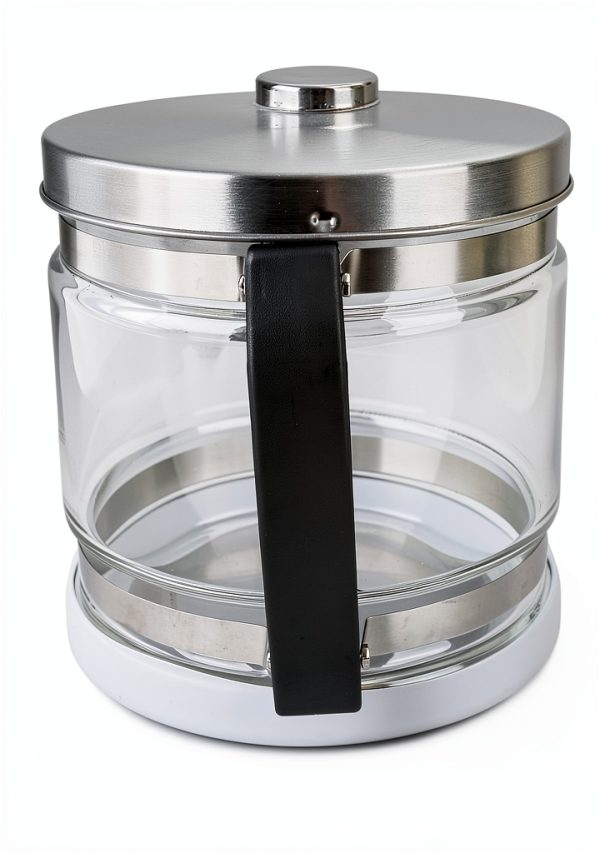 Glass Carafe 4L Fabater Distillation Flask with Stainless Steel Lid-9
