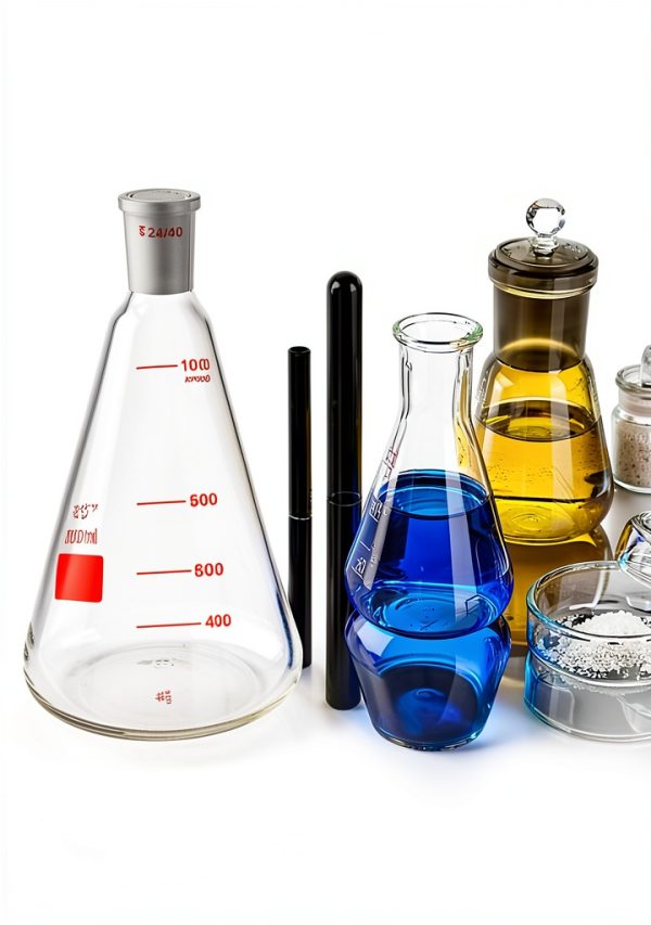 QWORK 1000ml Borosilicate Erlenmeyer Flask 2 Pack Thick 24 40 Joint-7