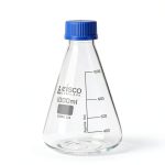 Erlenmeyer Flask 1000ml EISCO Borosilicate with PTFE Screw Cap-0