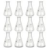Erlenmeyer Flask PATIKIL 12 Pcs 150ml Graduated Borosilicate Glass-0