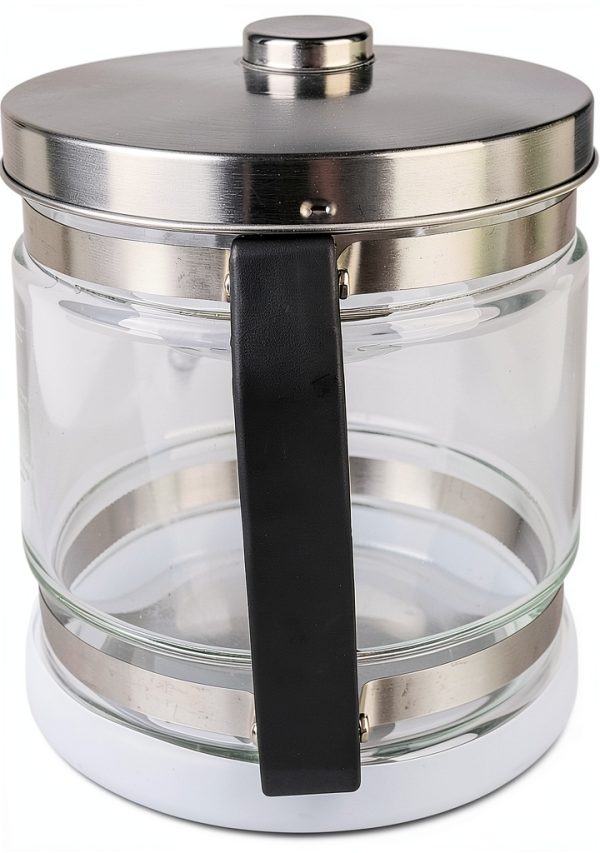 Glass Carafe 4L Fabater Distillation Flask with Stainless Steel Lid-2