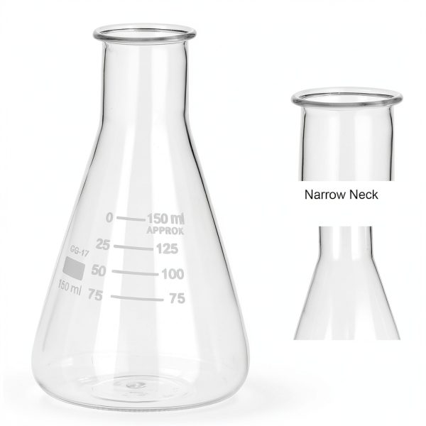 Erlenmeyer Flask PATIKIL 12 Pcs 150ml Graduated Borosilicate Glass-3