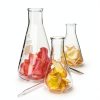 Glass Erlenmeyer Flask Set Young4us 3‑Size Borosilicate with Stoppers-5