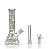 8 inch Heavy Bong Beaker + 14mm Bowl USA – Thick Glass, Stable Design-0