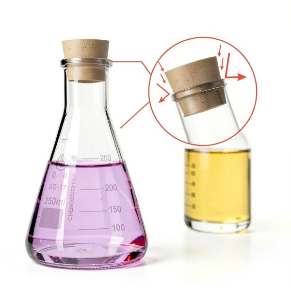 Glass Erlenmeyer Flask Set Young4us 3‑Size Borosilicate with Stoppers-6
