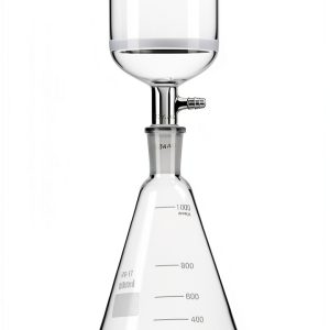 Borosilicate Glass 500ml Buchner Funnel QWORK 24/40 Joint Flask-0