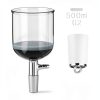 Borosilicate Glass 500ml Buchner Funnel QWORK 24/40 Joint Flask-2