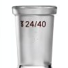 QWORK Glass 250ml Flat Bottom Boiling Flask with 24/40 Joint-3
