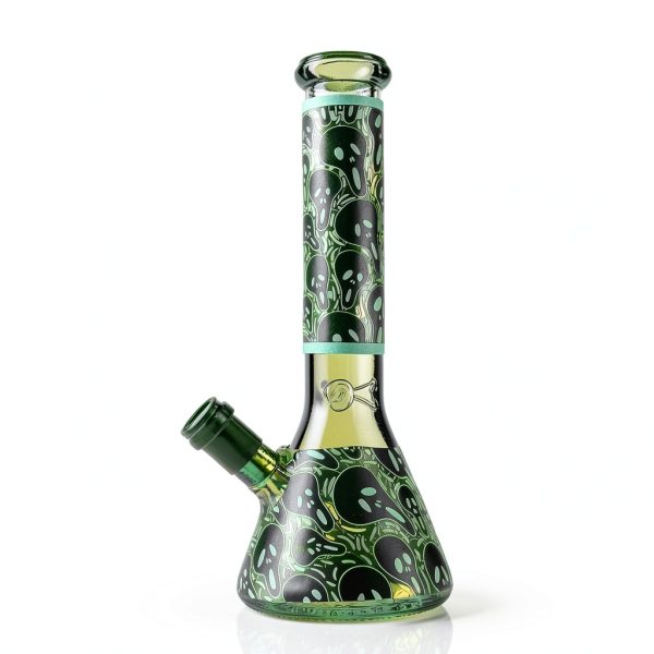 8 inch Heavy Bong Beaker + 14mm Bowl USA – Thick Glass, Stable Design-5