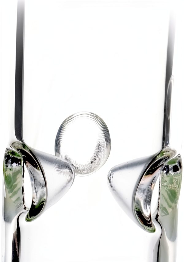 8 inch Heavy Bong Beaker + 14mm Bowl USA – Thick Glass, Stable Design-3